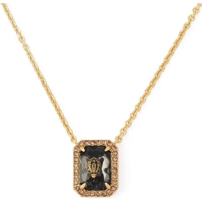 Kurt Geiger London Short Pendant Necklace In Gold