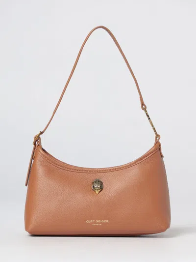 Kurt Geiger London Shoulder Bag Woman Color Leather In Brown