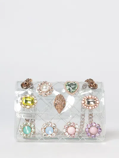 Kurt Geiger London Shoulder Bag Woman Color White In Transparent