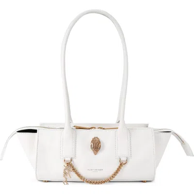 Kurt Geiger Sloane East West Shoulder Bag In White