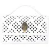 Kurt Geiger London Small Bond Leather Top Handle Bag In White