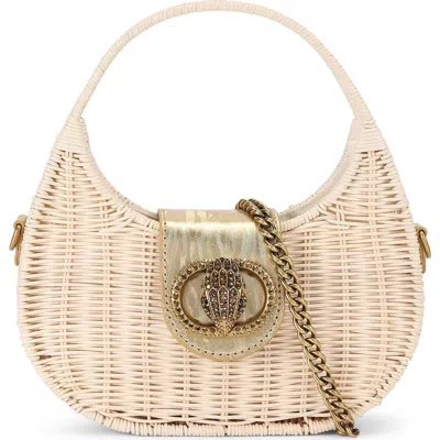 Kurt Geiger London Small Chelsea Basket Hobo Bag In Brown