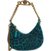 Kurt Geiger London Small Chelsea Chain Hobo Bag In Blue