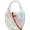 Kurt Geiger London Small Chelsea Crystal Leather Hobo Bag