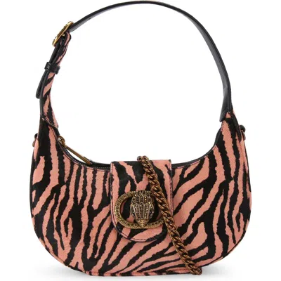 Kurt Geiger London Small Chelsea Genuine Calf Hair Hobo Bag In Open Pink