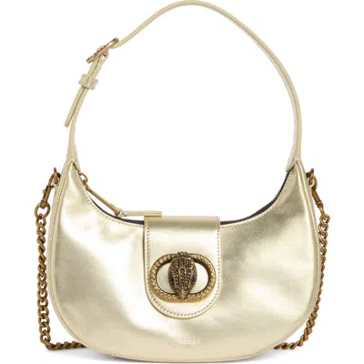 Kurt Geiger London Small Chelsea Hobo Shoulder Bag In Gold