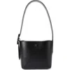Kurt Geiger London Small Chelsea Leather Bucket Bag In Black