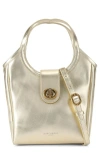 Kurt Geiger London Small Chelsea Metallic Leather Tote