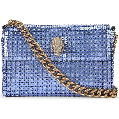 Kurt Geiger London Small Crystal Flower Party Should In Medium Blue