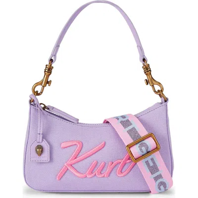Kurt Geiger London Small Hobo Crossbody Bag In Purple