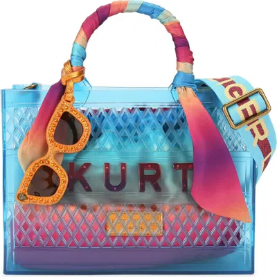 Kurt Geiger London Small Jelly Tote Bag In Pink