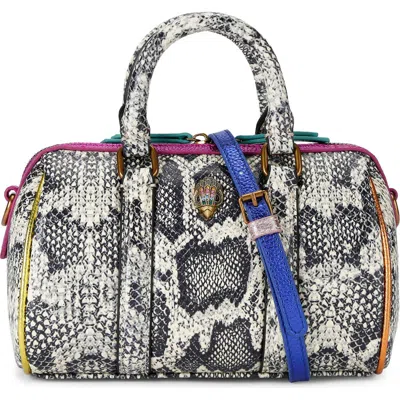 Kurt Geiger London Small Kensington Boston Satchel In Neutrals