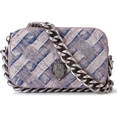 Kurt Geiger London Small Kensington Denim Camera Crossbody Bag