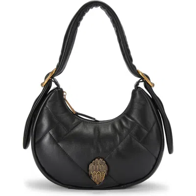 KURT GEIGER KURT GEIGER LONDON SMALL KENSINGTON PUFF QUILTED LEATHER HOBO BAG