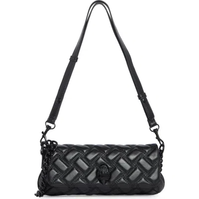 Kurt Geiger London Small Long Kensington Shoulder Bag In Black