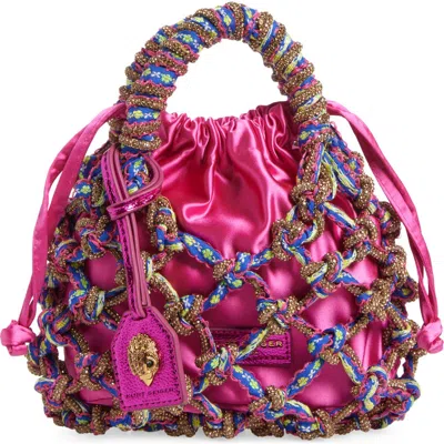 Kurt Geiger London Small Macramé Crystal Handbag