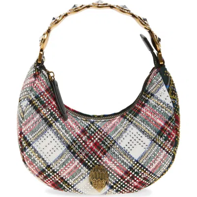 Kurt Geiger London Small Octavia Twill Shoulder Bag In Multi