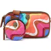 Kurt Geiger London Small Quilted Camera Crossbody Bag In Multicolored