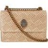 Kurt Geiger London Small Shoreditch Crossbody Bag In Open Beige