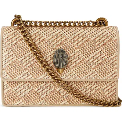 Kurt Geiger London Small Shoreditch Crossbody Bag In Open Beige