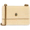 Kurt Geiger London Small Shoreditch Eagle Crossbody Bag In Dark Beige