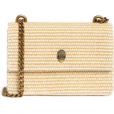 Kurt Geiger London Small Shoreditch Eagle Crossbody Bag In Dark Beige