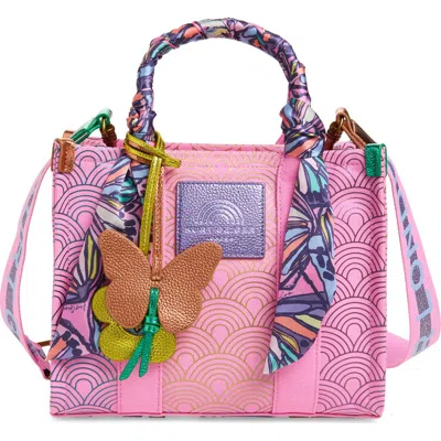 Kurt Geiger London Small Southbank Tote In Pink