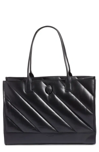 Kurt Geiger London Soho Quilted Shopper Tote In Black