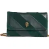 Kurt Geiger London Soho Wallet On A Chain In Green
