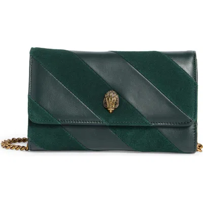 Kurt Geiger London Soho Wallet On A Chain In Green