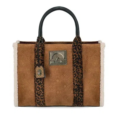 Kurt Geiger London Southbank Camel Handbag In Brown