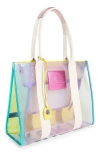 Kurt Geiger London Southbank Clear Vinyl Tote In Mult/other