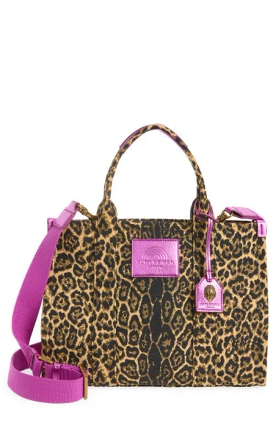 Kurt Geiger London Southbank Cotton Canvas Tote In Multi