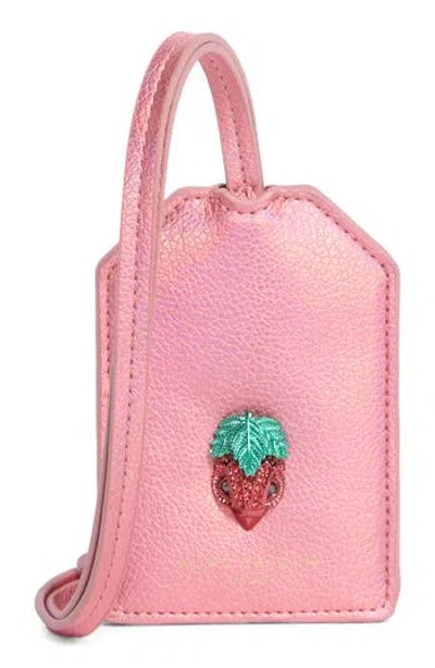 Kurt Geiger London Southbank Lanyard Tag In Pink