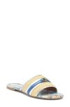 Kurt Geiger London Southbank Slide Sandal In Open Beige