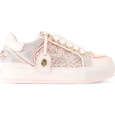Kurt Geiger London Southbank Tag Platform Sneaker In White