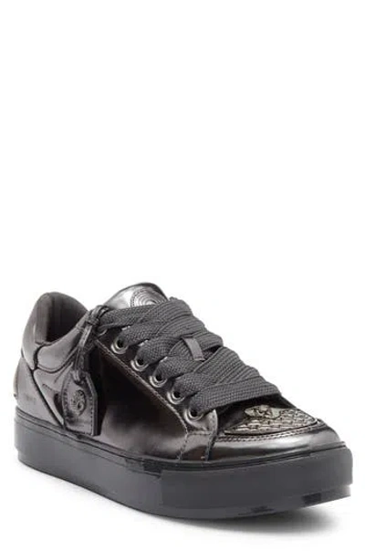 Kurt Geiger London Southbank Tag Sneaker In Gray