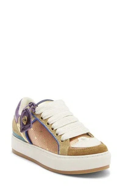 Kurt Geiger London Southbank Tag Sneaker In Multi