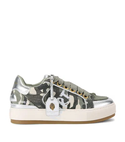 Kurt Geiger London Southbank Tag Sneakers In Green