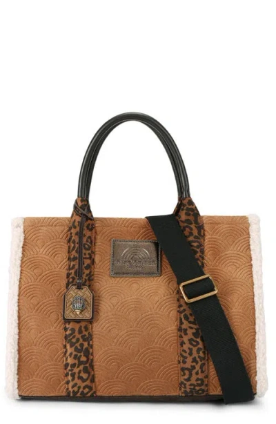 Kurt Geiger London Southbank Tote In Brown