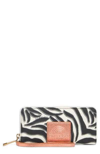 Kurt Geiger London Southbank Zip Wallet In Gray