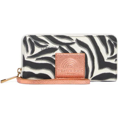 Kurt Geiger London Southbank Zip Wallet In Gray
