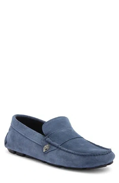 Kurt Geiger London Stirling Moc Toe Driving Shoe In Blue