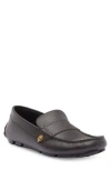 Kurt Geiger London Stirling Moc Toe Driving Shoe In Dark Brown