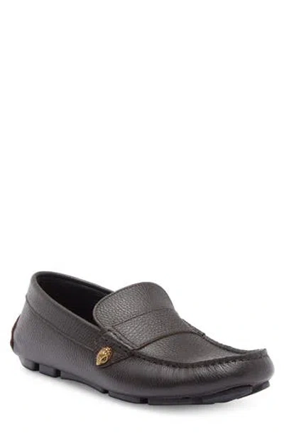 Kurt Geiger London Stirling Moc Toe Driving Shoe In Dark Brown