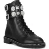 Kurt Geiger London Stoop Combat Boot In Black