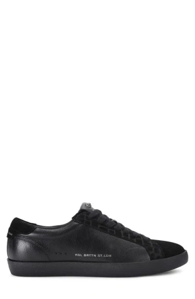 Kurt Geiger London Leather And Suede Strand Sneaker In Multi