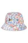 Kurt Geiger London Strawberry Crystal Bucket Hat In Blue