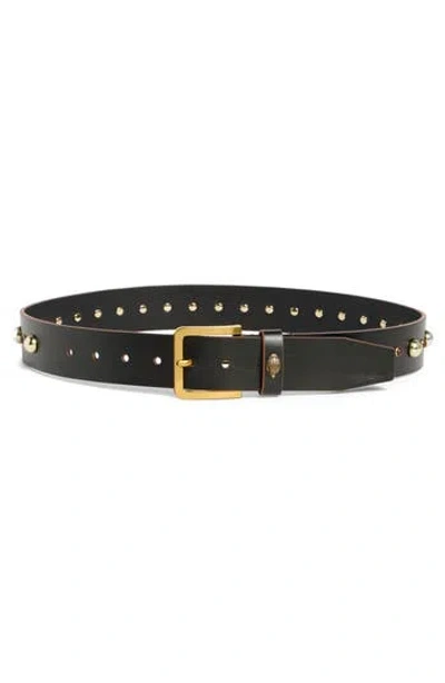 Kurt Geiger London Studded Leather Belt