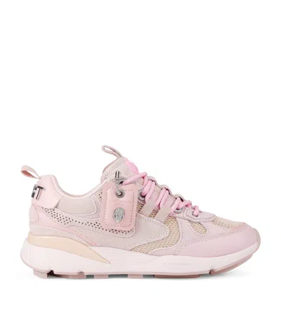 Kurt Geiger London Suede Kurt Runner Sneakers In Pink